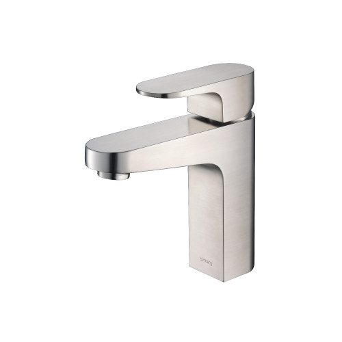 Flusso 180.1000BN Single Hole Bathroom Faucet - Brushed Nickel