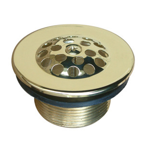 Kingston Brass DTL202 Tub Drain Strainer & Grid - Polished Brass