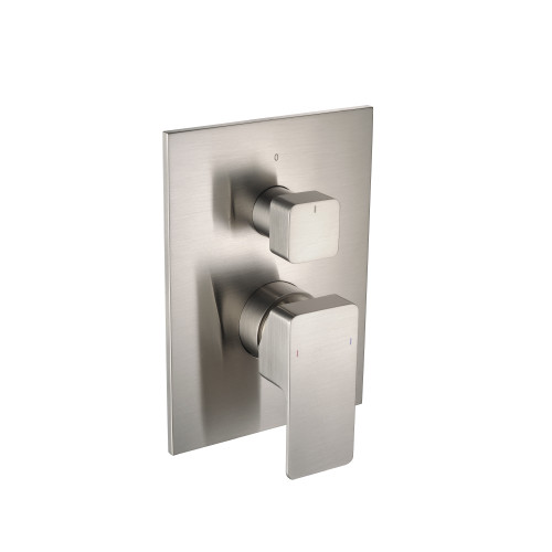 Flusso Tub / Shower Trim With Pressure Balance Valve - 2-Output - Brushed Nickel - 196.2100BN