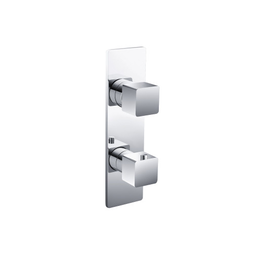 Flusso 3/4" Thermostatic Shower Valve & Trim - 3-Output - Chrome - 196.2780CP