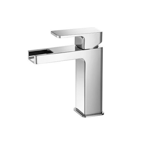 Flusso Single Hole Cascade Flow Waterfall Bathroom Faucet - Chrome - 196.1000CFCP