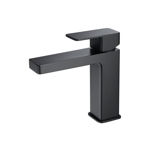 Flusso 196.1000MB Single Hole Bathroom Faucet - Matte Black