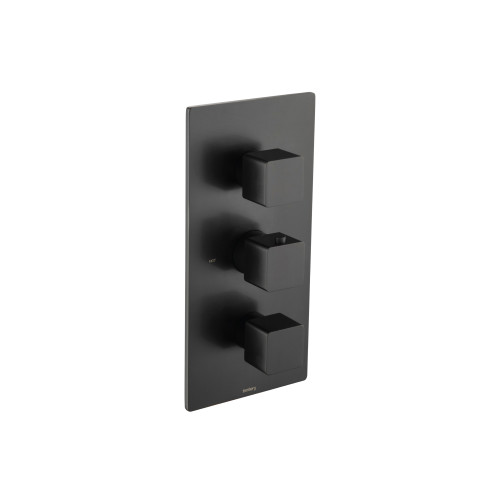 Flusso 196.4500TMB Trim For Thermostatic Valve - Matte Black