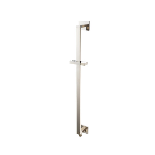 Isenberg  160.601024APN Shower Slide Bar With Integrated Wall Elbow - Polished Nickel