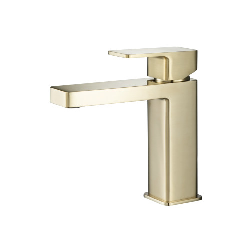 Flusso 196.1000SB Single Hole Bathroom Faucet - Satin Brass