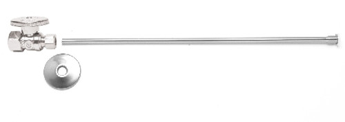 Mountain Plumbing  MT4223-NL/SB TOILET SUPPLY KIT OVAL HANDLE - Satin Brass