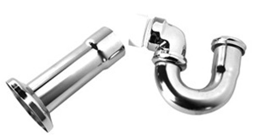 Mountain Plumbing  MT304X/MB P-Trap 1 1/4" X 2" w/ cleanout 17 Gauge w/ high - Matte Black Mountain Plumbing  MT304X/MB P-Trap 1 1/4" X 2" w/ cleanout 17 Gauge w/ high - Matte Black