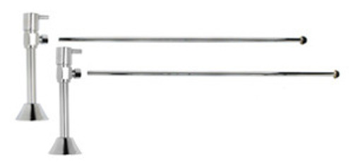 Mountain Plumbing  MT7122L-NL/SB Lavatory Supply Kit w/ Lever Handle - Satin Brass