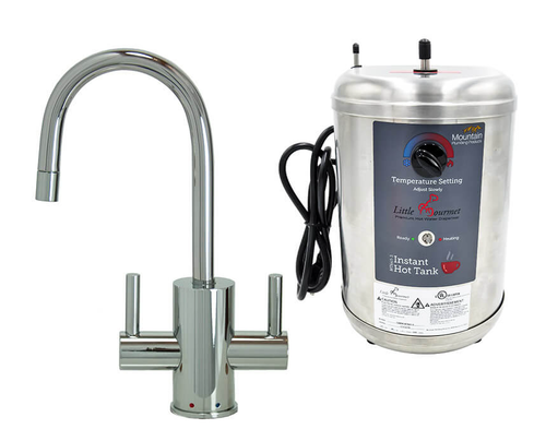 Mountain Plumbing Instant Hot & Cold Water Dispenser with Heating Tank - Satin Brass - MT1841DIY-NL/SB