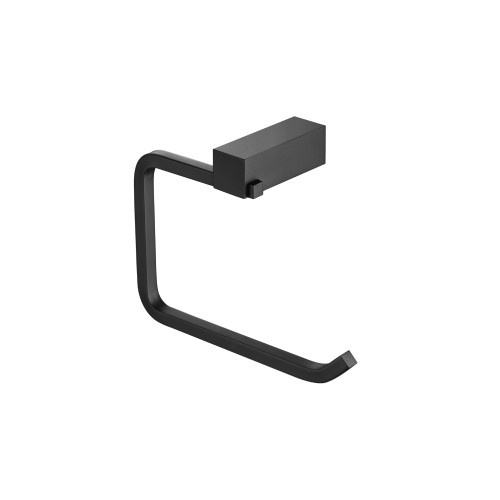 Flusso Brass Toilet Paper Holder - Matte Black - XS1007MB