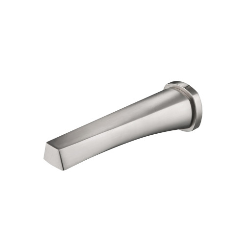 Flusso Wall Mount Non Diverting Tub Spout - Brushed Nickel - 240.2300BN