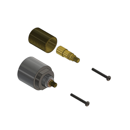 Flusso 1.40" Extension Kit - For Use with TVH thermostatic valves. - Matte Black - TVH.4101EMB