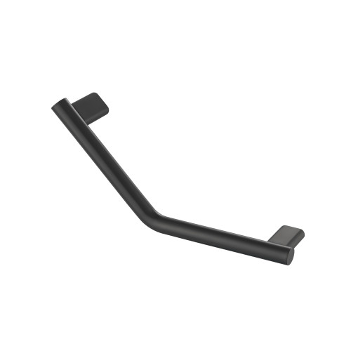 Flusso GBB.5218MB Angled Shower Grab Bar - 18" - Matte Black