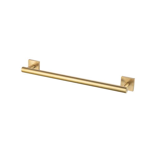 Flusso Shower Grab Bar - 18" - Satin Brass - GBB.9418SB