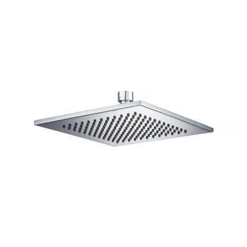 Flusso 8" Solid Brass Showerhead / Rainhead - Square - Chrome - HS1001ACP