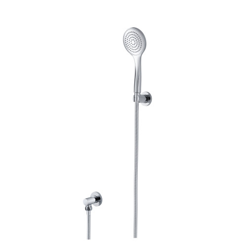 Flusso Hand Shower Faucet Set with Holder and Elbow - Chrome - SHS.1000CP