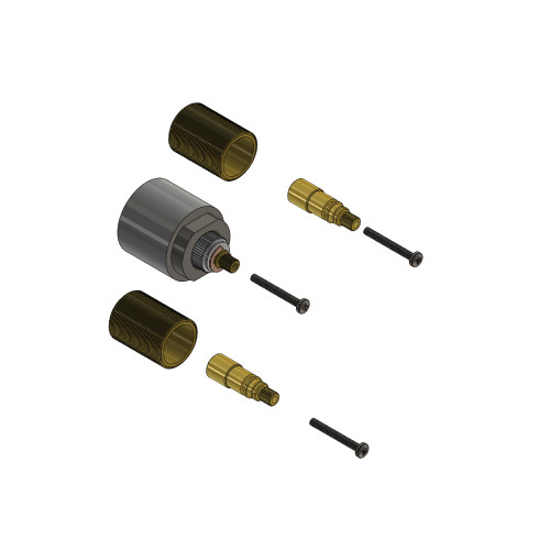 Flusso TVH.4401ESB 1.40" Extension Kit - For Use with TVH.4401 TVH.4501, TVH.4801, TVH.2715 - Satin Brass