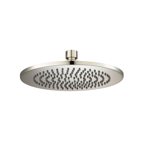 Flusso HS1002APN 8" Solid Brass Showerhead / Rainhead - Round - Polished Nickel