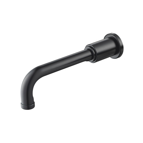 Flusso 250.2300MB Wall Mount Non Diverting Tub Spout - Matte Black