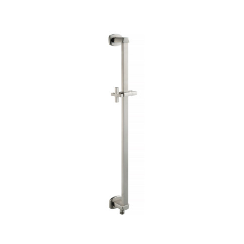 Flusso 240.601005ABN Shower Slide Bar With Integrated Wall Elbow - Brushed Nickel Flusso 240.601005ABN Shower Slide Bar With Integrated Wall Elbow - Brushed Nickel