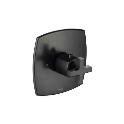 Isenberg  240.4201TMB Trim For 3/4" Thermostatic Valve - Use with TVH.4201 - Matte Black