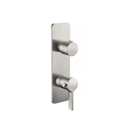 Flusso Trim For Thermostatic Valve - Brushed Nickel - 260.4000VTBN