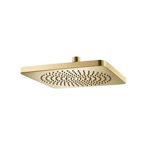 Flusso HSB.10CSB 10" Solid Brass Showerhead / Rainhead - Satin Brass