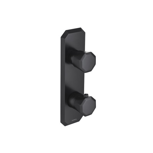 Flusso 230.4000VTMB Trim For Thermostatic Valve - Matte Black