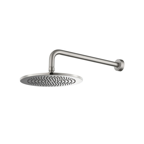 Flusso RHW.10RBN 10" Rain Head with 16" Arm - Brushed Nickel