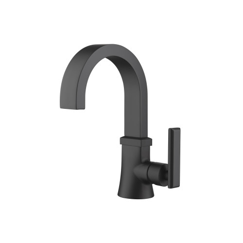 Flusso Single Hole Bathroom Faucet - Matte Black - 230.1000MB