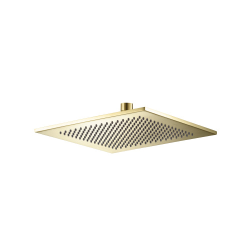 Flusso 10" Solid Brass Showerhead / Rainhead - Satin Brass - HSB.10SSB