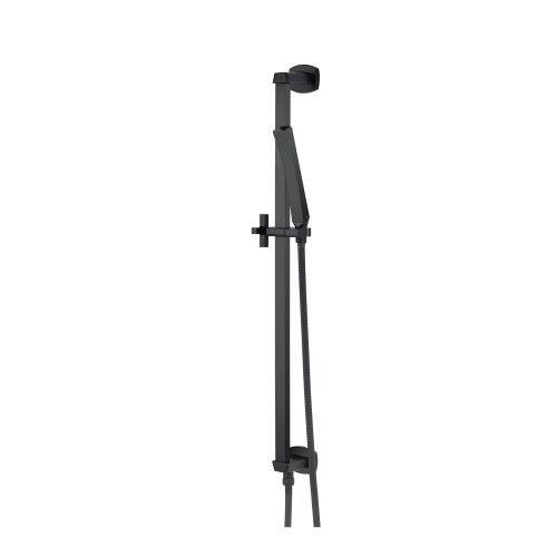 Flusso Hand Shower Faucet Set with Slide Bar, Integrated Elbow & Hose - Matte Black - 240.2016MB