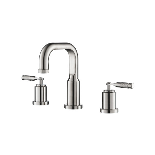 Flusso Three Hole 8" Widespread Two Handle Bathroom Faucet - Brushed Nickel - 250.2000BN