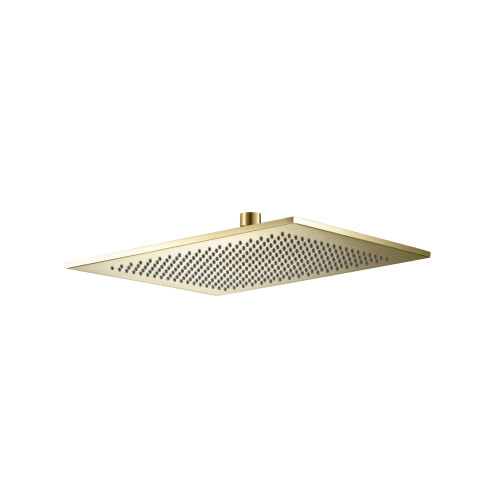 Flusso 12" Solid Brass Showerhead / Rainhead - Satin Brass - HSB.12SSB