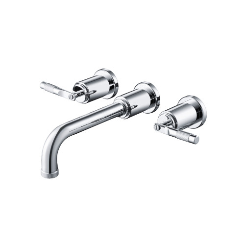 Flusso 250.2450CP Two Handle Wall Mounted Tub Filler - Chrome