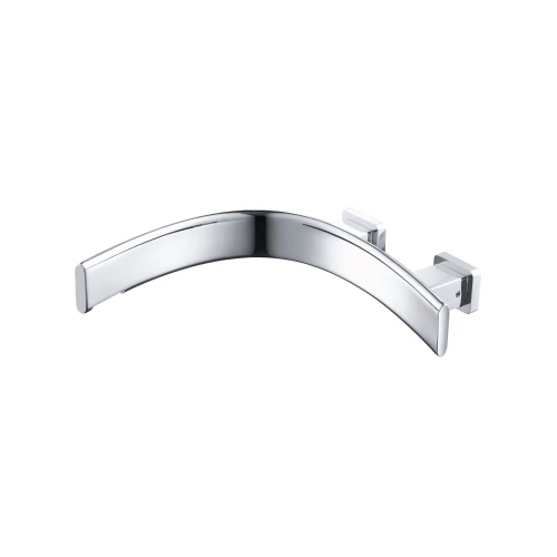 Flusso Wall Mount Faucet Spout - Left Facing Curvature - Chrome - CU.2300LCP