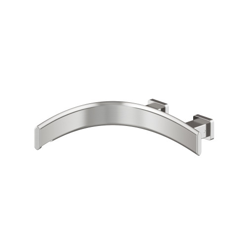 Flusso Wall Mount Tub Spout - Left Facing Curvature - Matte Black - CU.1004LMB
