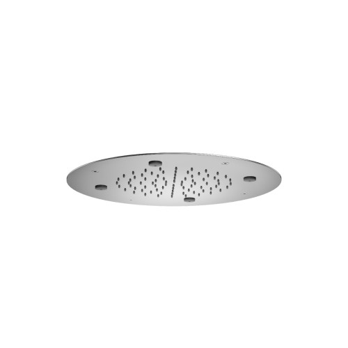 Flusso 15" Stainless Steel Flush Mount Rainhead With Mist Flow - Chrome - MSS.15RCP