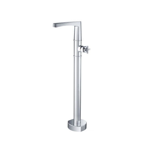 Flusso 240.1170CP Freestanding Floor Mount Bathtub / Tub Filler - Chrome