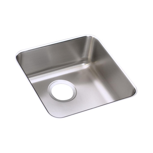 ELKAY  ELUH1212 Lustertone Classic Stainless Steel 14-1/2" x 14-1/2" x 7", Single Bowl Undermount Sink