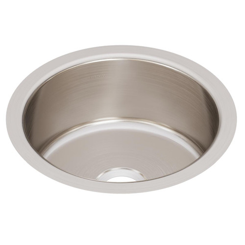 ELKAY  ELUH12FB Lustertone Classic Stainless Steel 14-3/8" x 14-3/8" x 6", Single Bowl Undermount Sink