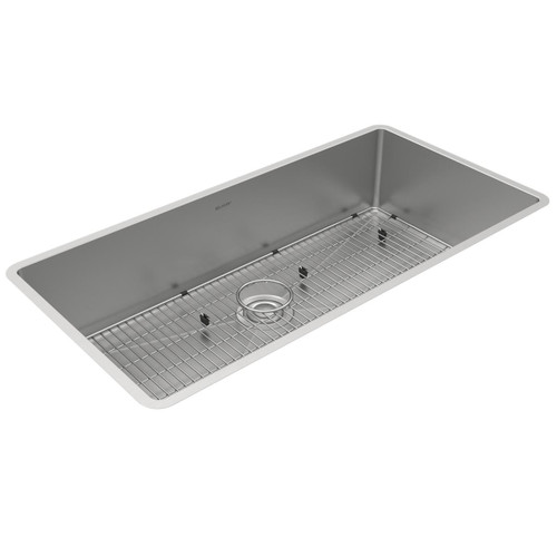 ELKAY  ECTRU35179TC Crosstown 18 Gauge Stainless Steel 36-1/2" x 18-1/2" x 9", Single Bowl Undermount Sink Kit