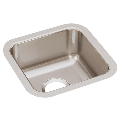 Elkay Lustertone Classic Stainless Steel 14-1/2" x 14-1/2" x 4-7/8", Single Bowl Undermount ADA Sink - ELUHAD121250