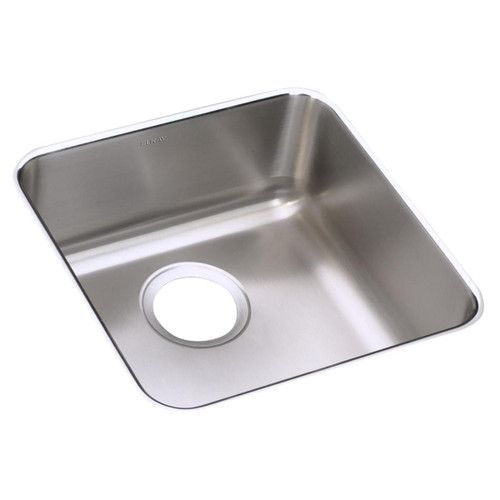 Elkay Lustertone Classic Stainless Steel 16-1/2" x 16-1/2" x 4-7/8", Single Bowl Undermount ADA Sink - ELUHAD141450