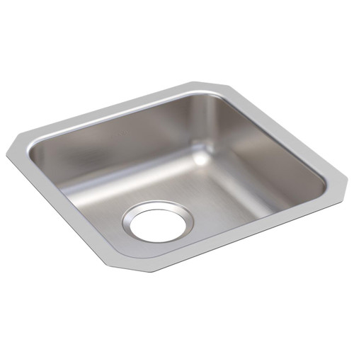 ELKAY ELUHAD141455 Lustertone Classic Stainless Steel, 16-1/2" x 16-1/2" x 5-3/8", Single Bowl Undermount ADA Sink