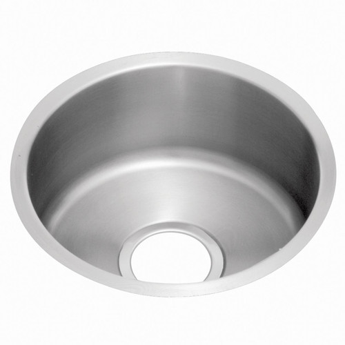 Elkay Lustertone Classic Stainless Steel 18-3/8" x 18-3/8" x 8", Single Bowl Undermount Sink - ELUH16FB