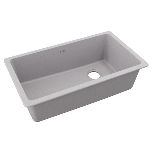 ELKAY  ELGU13322GS0 Quartz Classic 33" x 18-3/4" x 9-1/2", Single Bowl Undermount Sink, Greystone