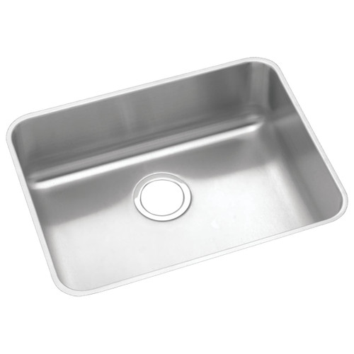 Elkay Lustertone Classic Stainless Steel 23-1/2" x 18-1/4" x 4-3/8", Single Bowl Undermount ADA Sink - ELUHAD211545