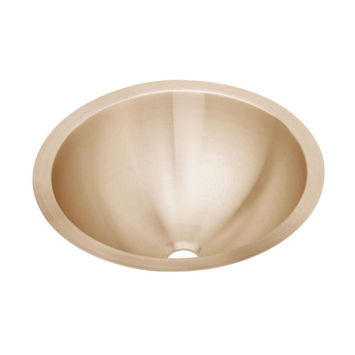 Elkay CuVerro Antimicrobial Copper 18-3/8" x 18-3/8" x 8", Single Bowl Undermount Bathroom Sink with Overflow - ELUH16LV-CU