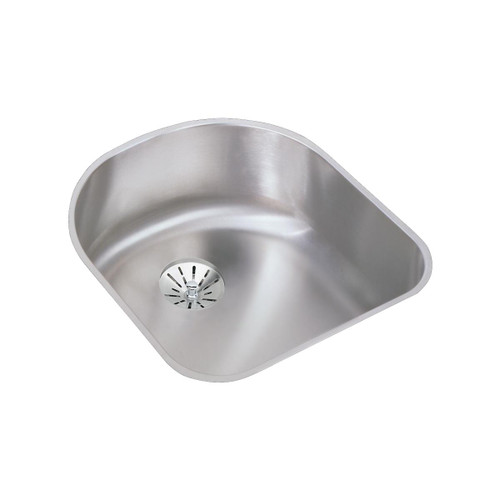 ELKAY  ELUH1716PD Lustertone Classic Stainless Steel 18-1/2" x 20" x 7-1/2", Single Bowl Undermount Sink with Perfect Drain